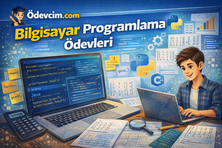 Read more about the article Bilgisayar Programlama Ödevleri