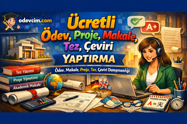 Read more about the article Ücretli Ödev, Proje, Makale, Tez, Çeviri Yaptırma – Ödev, Makale, Proje, Tez, Çeviri Danışmanlığı