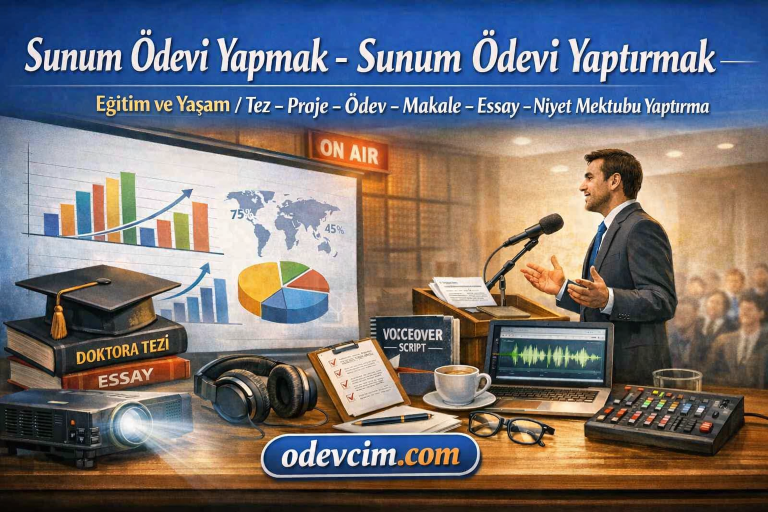 Read more about the article Sunum Ödevi Yapmak – Sunum Ödevi Yaptırmak