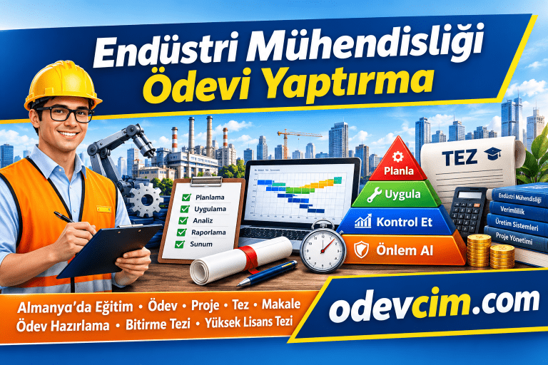 Read more about the article Endüstri Mühendisliği Ödevi Yaptırma