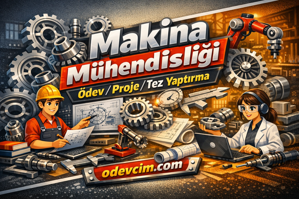 Makina Mühendisliği Ödev/Proje/Tez Yaptırma