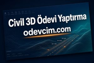 Civil 3D Ödevi Yaptırma