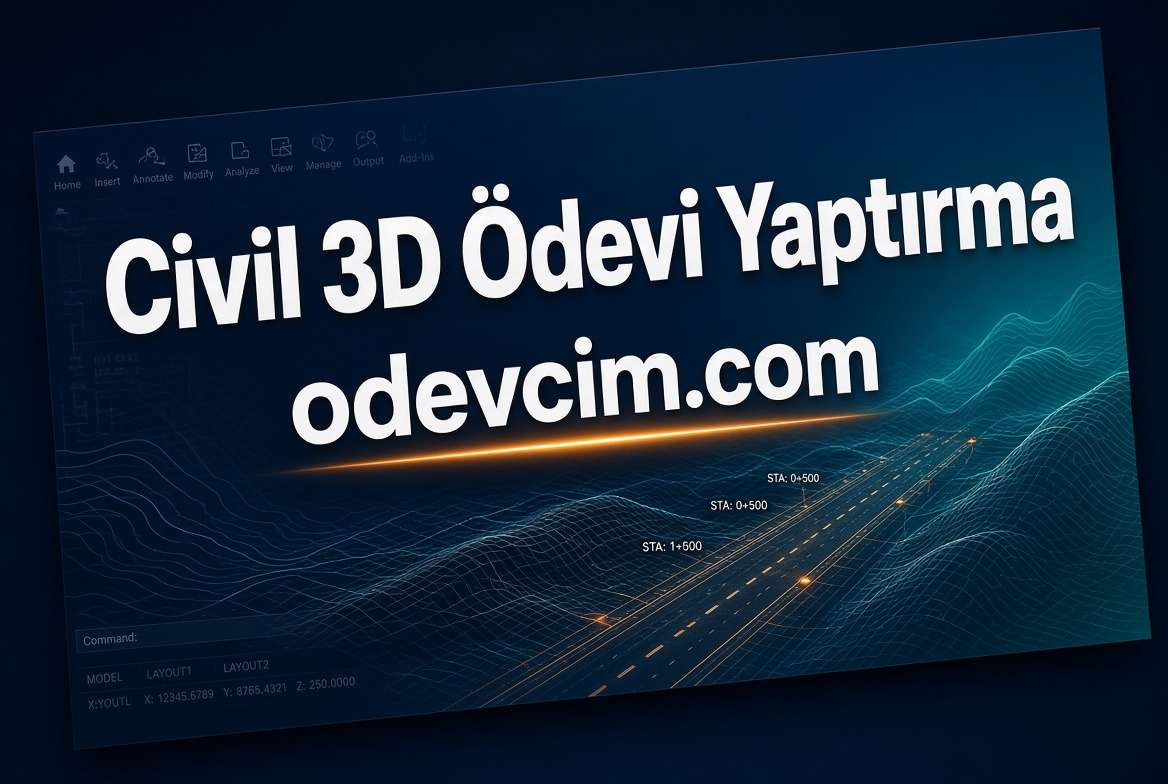 Civil 3D Ödevi Yaptırma Ödevcim Ücretli Ödev Yaptırma Civil 3D Ödevi Yaptırma