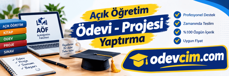 Read more about the article Açık Öğretim Ödevi – Projesi Yaptırma