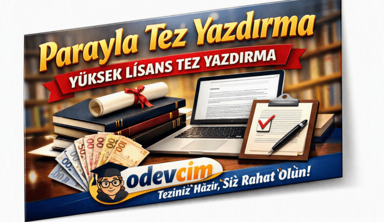 Read more about the article Parayla Tez Yazdırma – Yüksek Lisans Tez Yazdırma
