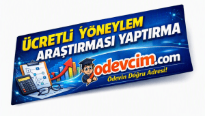 ÜCRETLİ YÖNEYLEM ARAŞTIRMASI YAPTIRMA