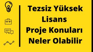 Bankacılık ve Finans Bölümü Proje Tez Ödev Makale Konuları