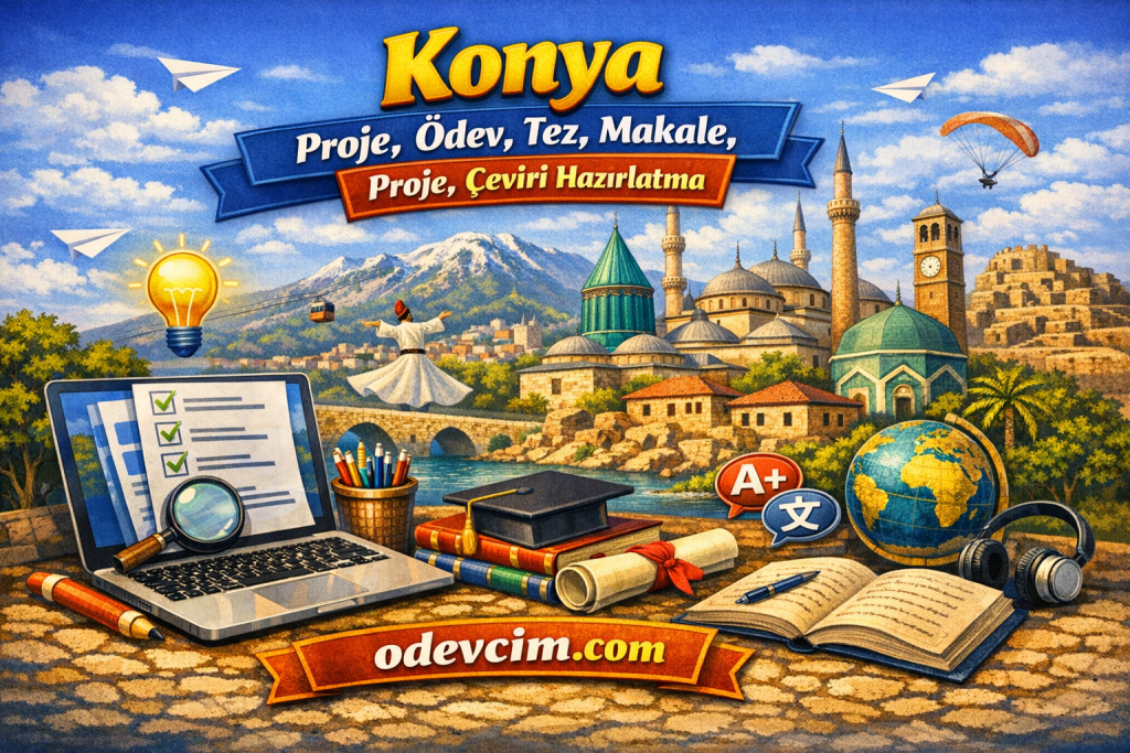 Konya proje ödev tez makale ve çeviri yaptırma merkezi   Ödevcim ile Selçuk Üniversitesi Necmettin Erbakan Üniversitesi KTO Karatay Üniversitesi Mevlana Üniversitesi öğrencilerine özel akademik destek Psikoloji mühendislik hukuk eğitim hemşirelik tarih ilahiyat işletme iktisat mimarlık ziraat veterinerlik bölümleri için tez proje ödev makale çeviri essay 32179+ başarılı çalışma 150+ uzman akademisyen tüm dünya dillerinde çeviri uygun fiyat zamanında teslim Turnitin raporu garantisi Konya Karatay Meram Selçuklu Akşehir Beyşehir Ereğli Çumra Kulu ve tüm ilçelerde güvenilir akademik destek