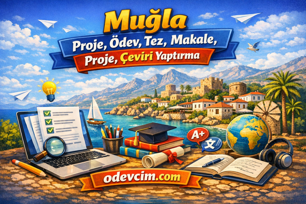 Muğla proje ödev tez makale ve çeviri yaptırma merkezi   Ödevcim ile Muğla Sıtkı Koçman Üniversitesi MSKÜ öğrencilerine ve Bodrum Marmaris Fethiyedeki turizm profesyonellerine özel akademik destek Proje ödev tez makale çeviri essay tez danışmanlığı SPSS analizi intihal düşürme turizm ödevleri otel yönetimi projeleri fizibilite raporu finansal analiz ekonomik veri analizi 32091+ başarılı çalışma 150+ uzman akademisyen tüm dünya dillerinde çeviri uygun fiyat zamanında teslim Turnitin raporu garantisi Muğla Bodrum Marmaris Fethiye Milas Dalaman Köyceğiz Ortaca Datça ve tüm ilçelerde güvenilir akademik destek