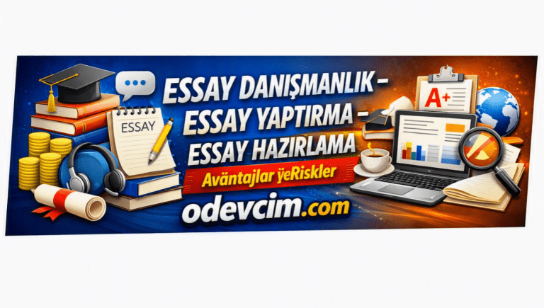 Read more about the article Essay Danışmanlık – Essay Yaptırma – Essay Hazırlama
