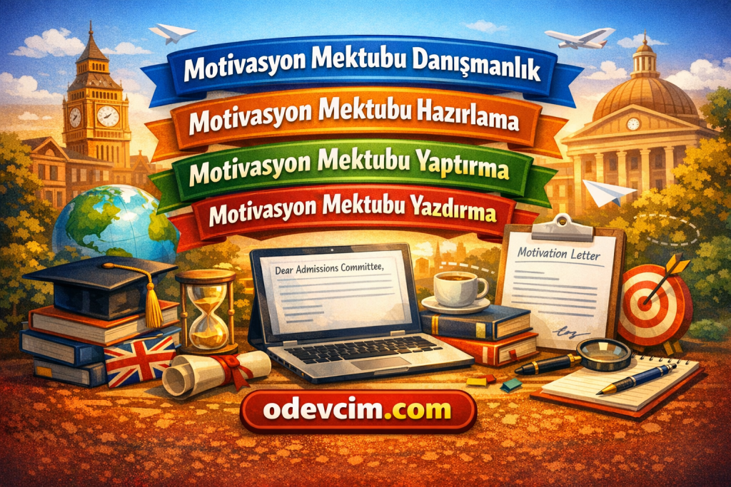 Motivasyon Mektubu Danışmanlık - Motivasyon Mektubu Hazırlama - Motivasyon Mektubu Yaptırma - Motivasyon Mektubu Yazdırma
