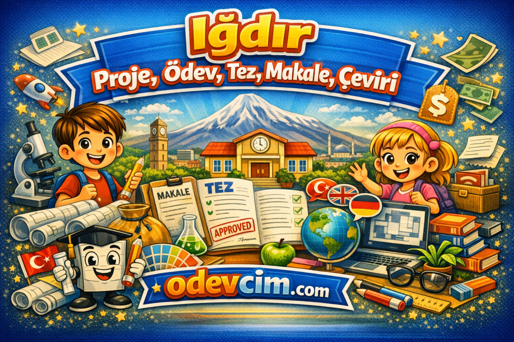 Iğdır Proje, Ödev, Tez, Makale, Çeviri Yaptırma
