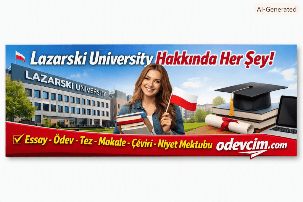 Lazarski University Hakkında Herşey Essay  Ödev  Tez  Makale  Çeviri  Niyet Mektubu Yaptırma