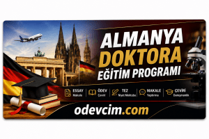 Almanya Doktora Eğitim Programı  Ödevcim  Essay  Ödev  Tez  Makale  Çeviri  Niyet Mektubu Yaptırma
