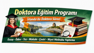 Doktora Eğitim Programı  İrlandada Doktora Süreci  Ödevcim  Essay  Ödev  Tez  Makale  Çeviri  Niyet Mektubu Yaptırma