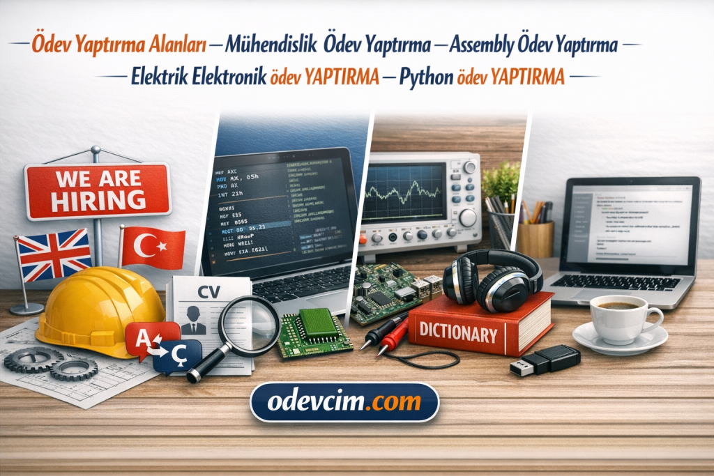 Mühendislik ödev yaptırma
