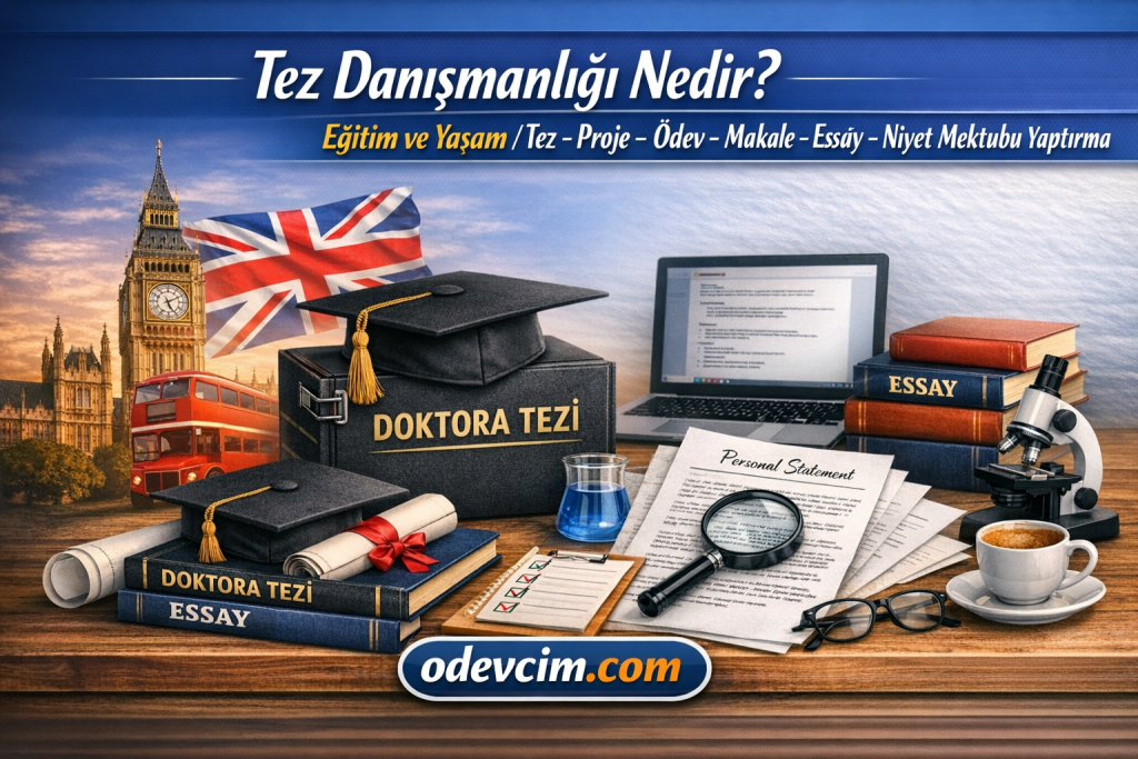 Tez Danışmanlığı Nedir? Doktora Tezi, Yüksek Lisans, Essay ve Niyet Mektubu Yazdırma Hizmetleri - Ödevcim