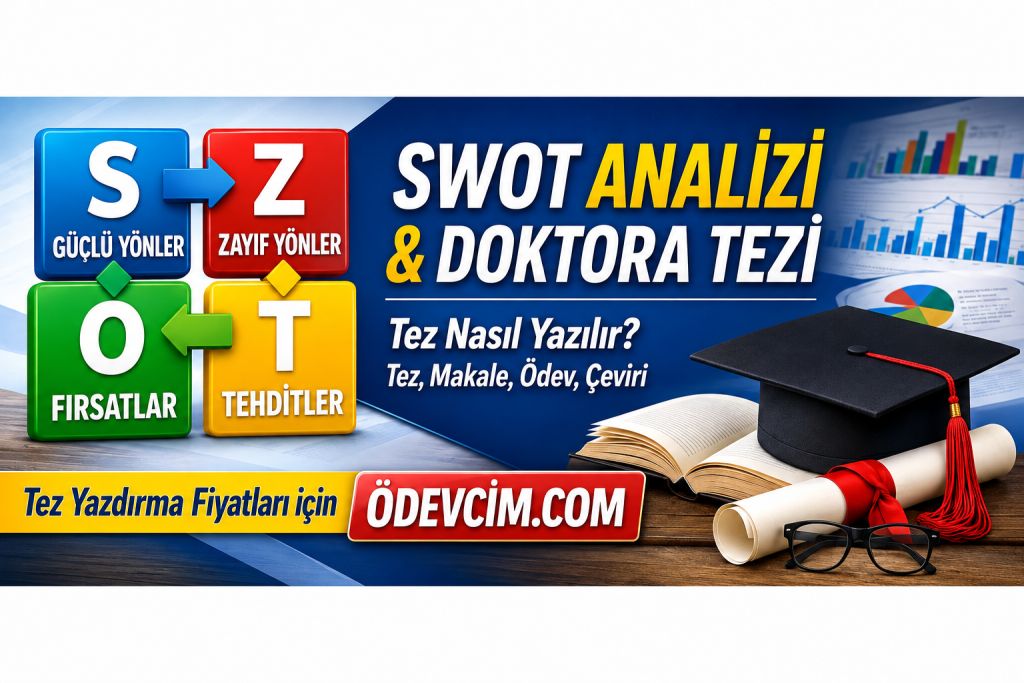 SWOT ANALİZİ – Doktora Tezi – Tez Nasıl Yazılır