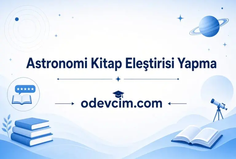 Read more about the article Astronomi Kitap Eleştirisi Yapma