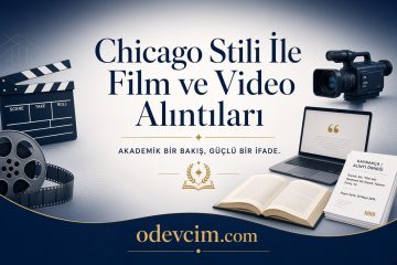 Chicago Stili İle Film ve Video Alıntıları