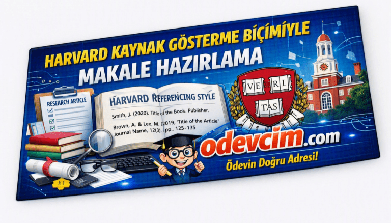 Read more about the article Harvard Kaynak Gösterme Biçimiyle Makale Hazırlama