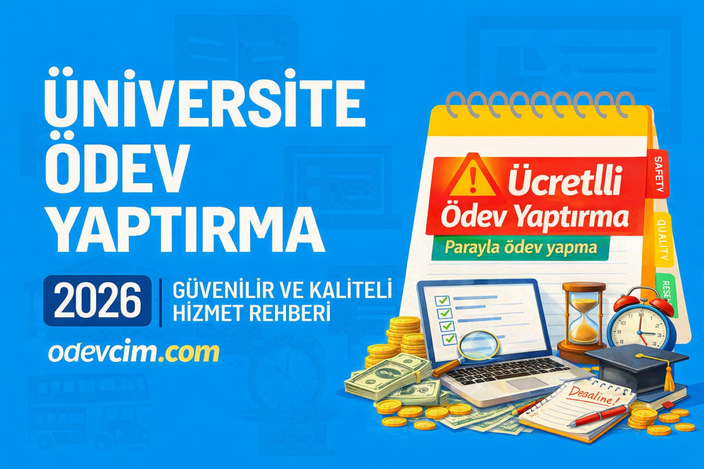 Üniversite Ödev Yaptırma 2026 - Güvenilir Akademik Destek | Ödevcim