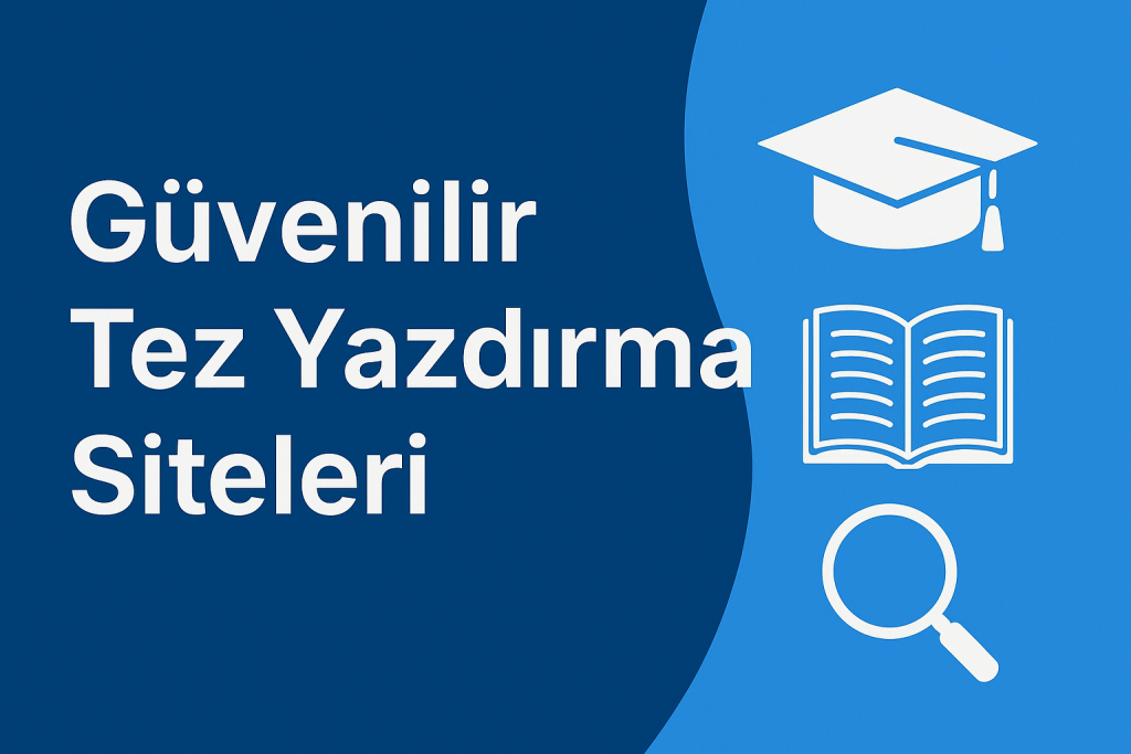 Güvenilir Tez Yazdırma Siteleri
