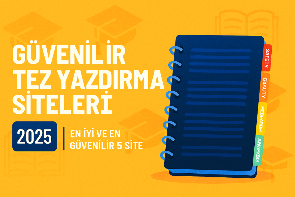 Güvenilir Tez Yazdırma Siteleri 2025 En İyi ve En Güvenilir 5 Site