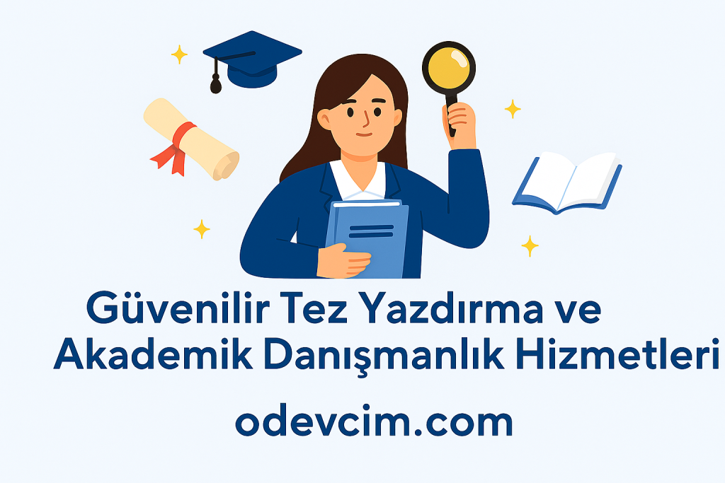 Güvenilir Tez Yazdırma ve Akademik Danışmanlık Hizmetleri