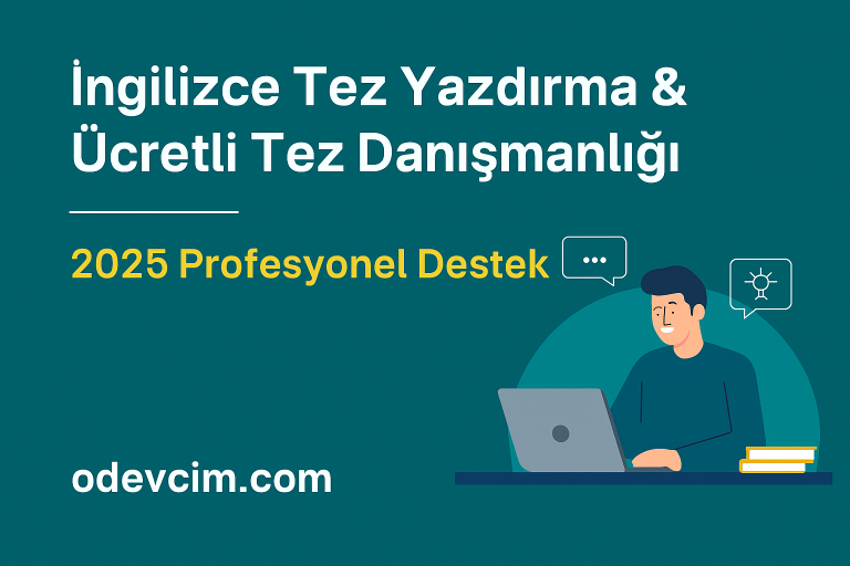Read more about the article İngilizce Tez Yazdırma & Ücretli Tez Danışmanlığı | 2026 Profesyonel Destek
