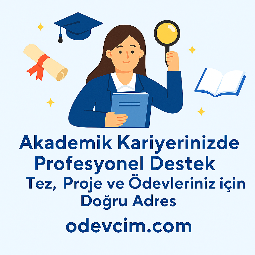 Tez, Proje ve Ödevleriniz için Doğru Adres