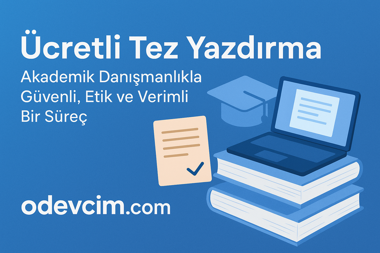 Ücretli Tez Yazdırma Akademik Danışmanlıkla Güvenli Etik ve Verimli Bir Süreç