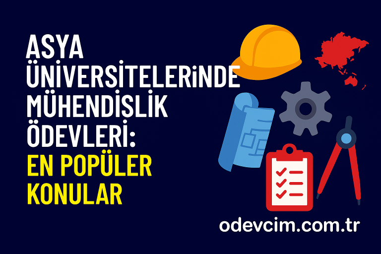 Read more about the article Asya Üniversitelerinde Mühendislik Ödevleri: En Popüler Konular