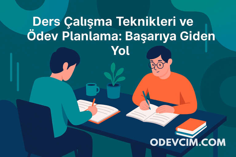 Read more about the article Ders Çalışma Teknikleri ve Ödev Planlama: Başarıya Giden Yol
