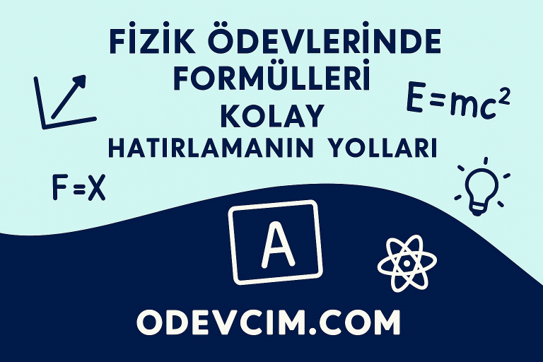 Read more about the article Fizik Ödevlerinde Formülleri Kolay Hatırlamanın Yolları