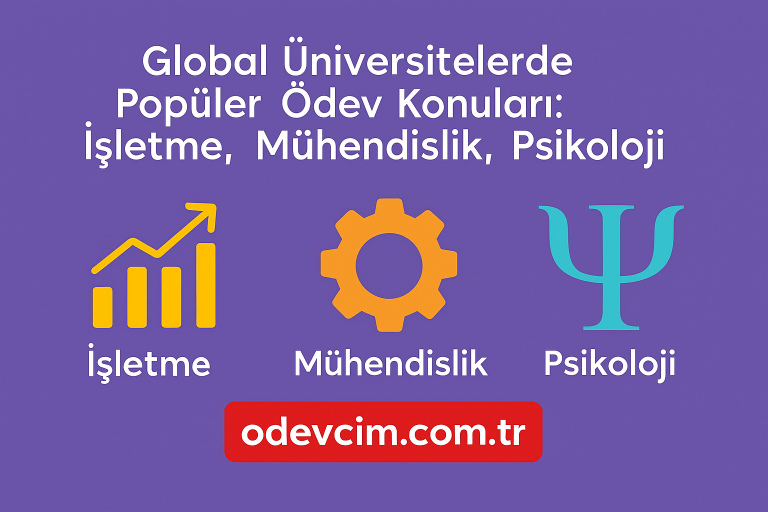 Read more about the article Global Üniversitelerde Popüler Ödev Konuları: İşletme, Mühendislik, Psikoloji