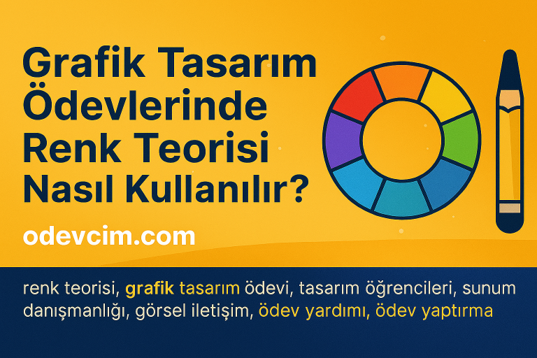 Read more about the article Grafik Tasarım Ödevlerinde Renk Teorisi Nasıl Kullanılır?