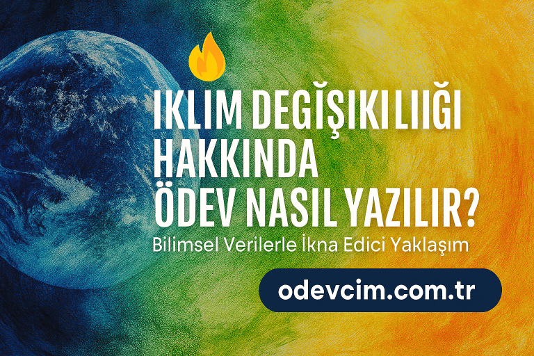 Read more about the article İklim Değişikliği Hakkında Ödev Nasıl Yazılır? Bilimsel Verilerle İkna Edici Yaklaşım
