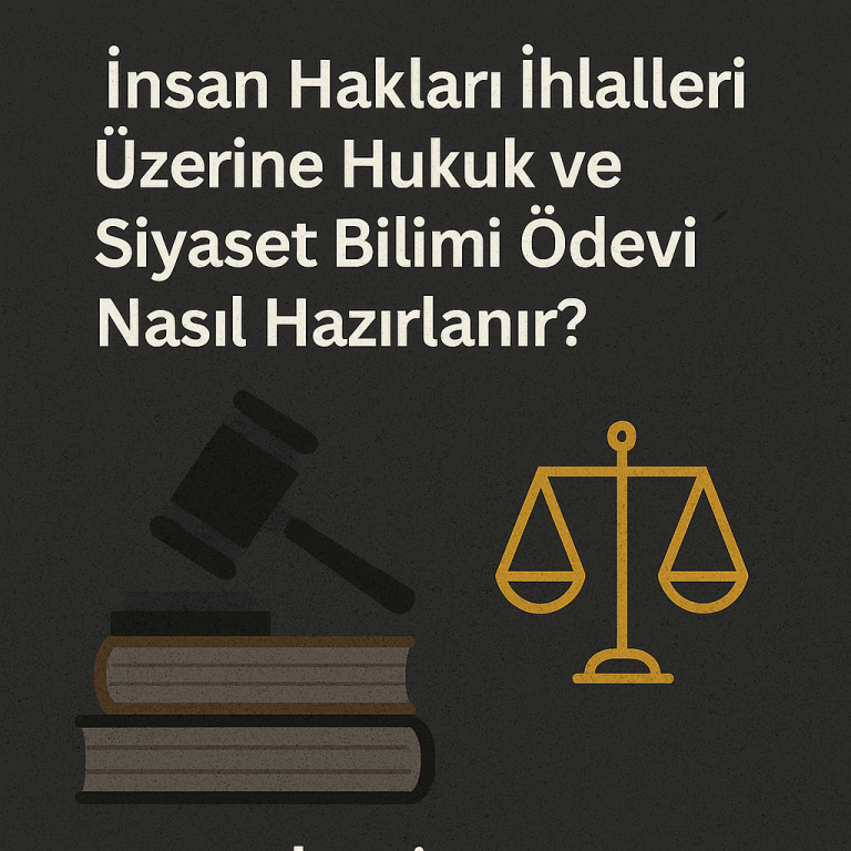 Read more about the article İnsan Hakları İhlalleri Üzerine Hukuk ve Siyaset Bilimi Ödevi Nasıl Hazırlanır?
