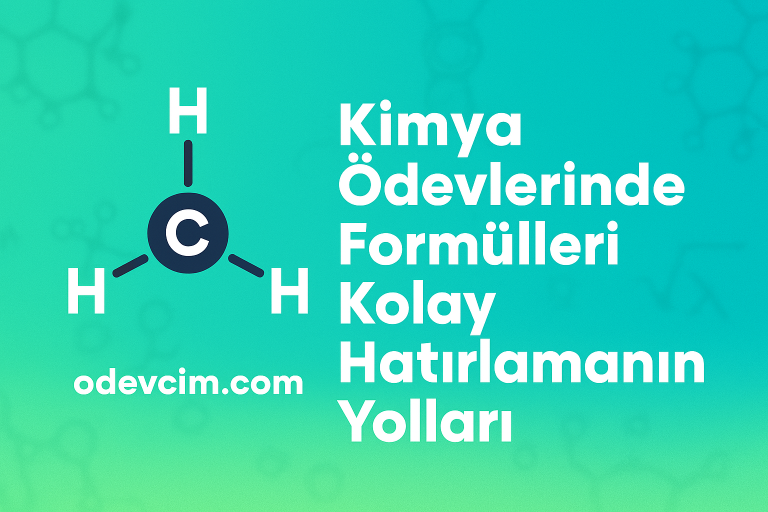Read more about the article Kimya Ödevlerinde Formülleri Kolay Hatırlamanın Yolları