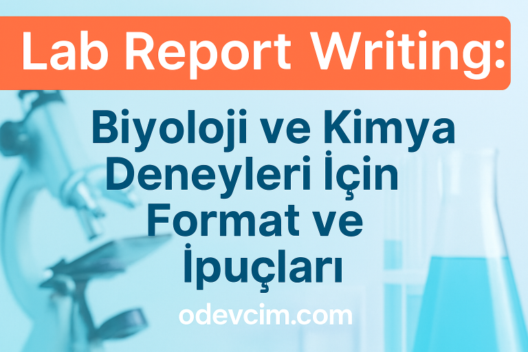 Read more about the article Lab Report Writing: Biyoloji ve Kimya Deneyleri İçin Format ve İpuçları