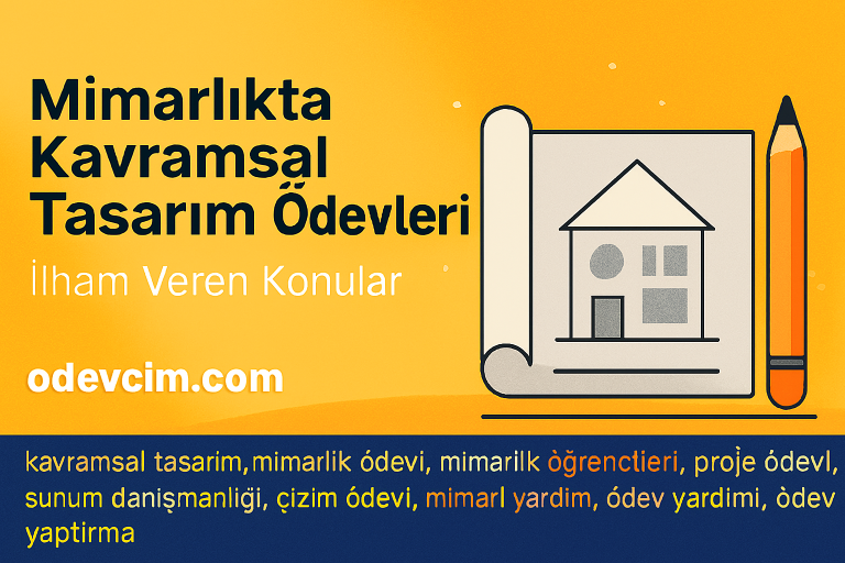 Read more about the article Mimarlıkta Kavramsal Tasarım Ödevleri: İlham Veren Konular