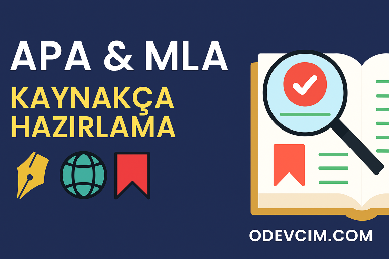Read more about the article Ödevlerde Kaynakça Hazırlama ve APA/MLA Formatı Rehberi