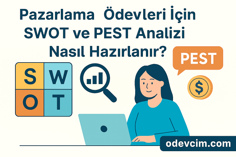Read more about the article Pazarlama Ödevleri İçin SWOT ve PEST Analizi Nasıl Hazırlanır?
