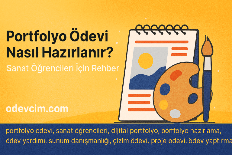 Read more about the article Portfolyo Ödevi Nasıl Hazırlanır? Sanat Öğrencileri İçin Rehber