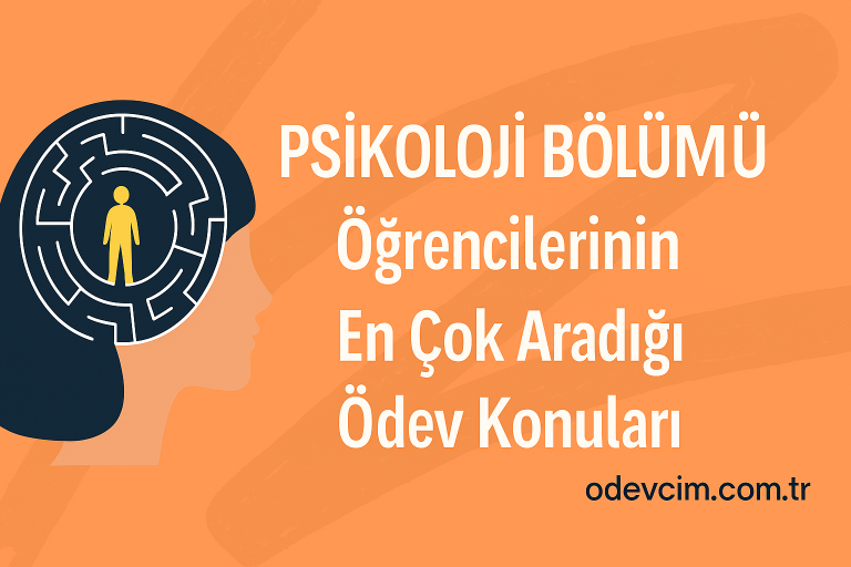Read more about the article Psikoloji Bölümü Öğrencilerinin En Çok Aradığı Ödev Konuları