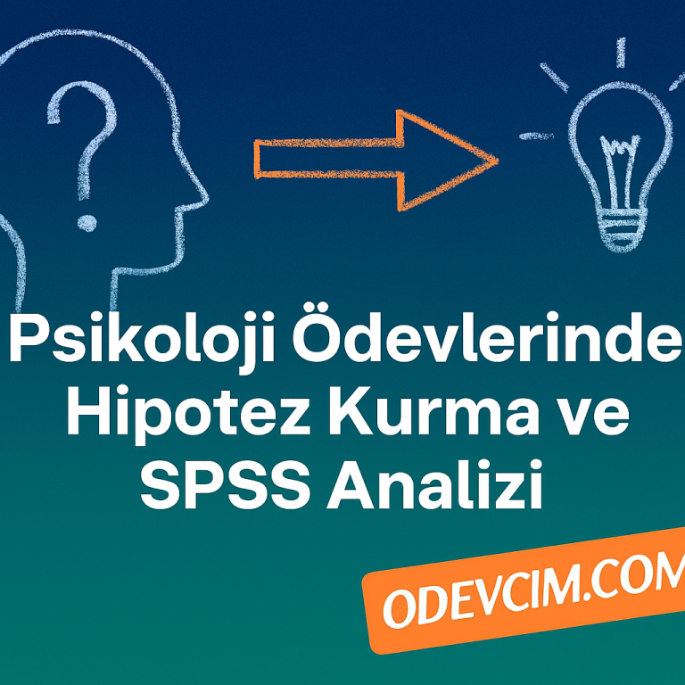 Read more about the article Psikoloji Ödevlerinde Hipotez Kurma ve SPSS Analizi