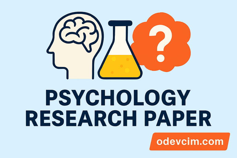Read more about the article Psychology Research Paper Yardımı: Deneysel Tasarım ve Hipotez Oluşturma