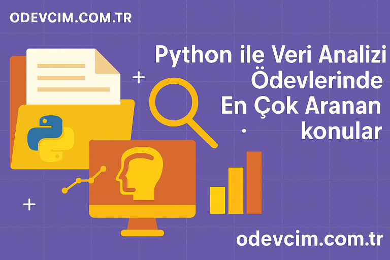 Read more about the article Python ile Veri Analizi Ödevlerinde En Çok Aranan Konular