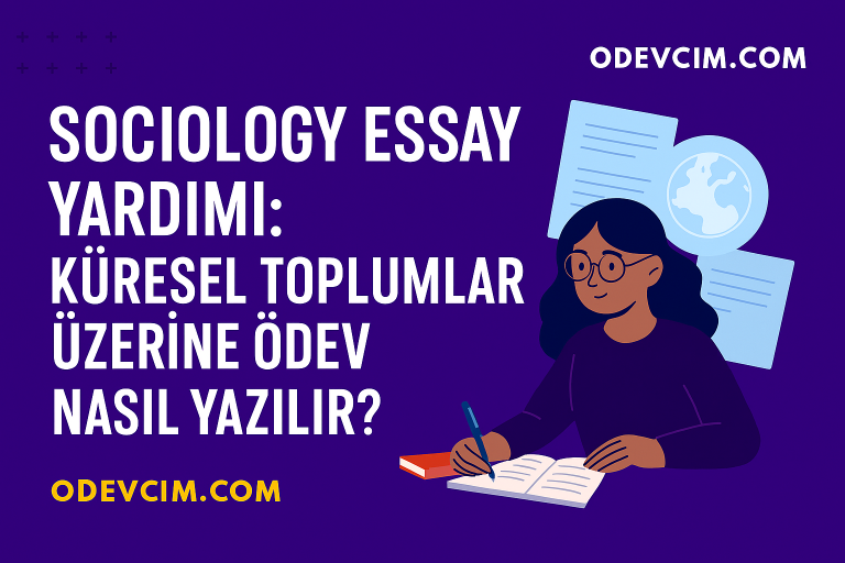 Read more about the article Sociology Essay Yardımı: Küresel Toplumlar Üzerine Ödev Nasıl Yazılır?